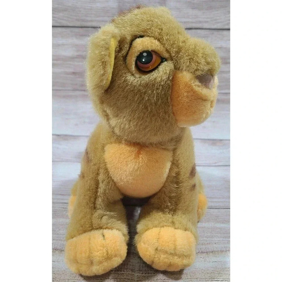 Vintage Disney Store Plush Simba Cub Stuffed Animal Lion King 8" 1994 - Picture 2 of 4